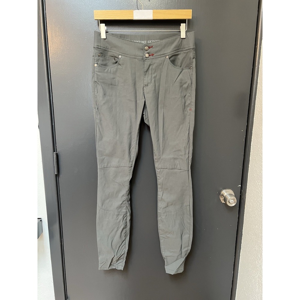 Toad&Co Pants Womens Sz 6 Gray Flextime Skinny Stretch Nylon Travel Hiking